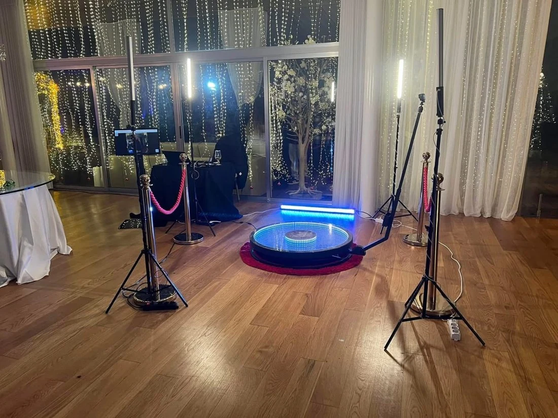 Plataforma vídeo booth 360 da Musiminho